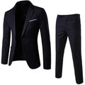 Men Pants Formal 2pcs Suits Men Wedding Prom Suit Slim Fit Business Work Wear Suits Groom Jacket Men Formal Suit Pants
