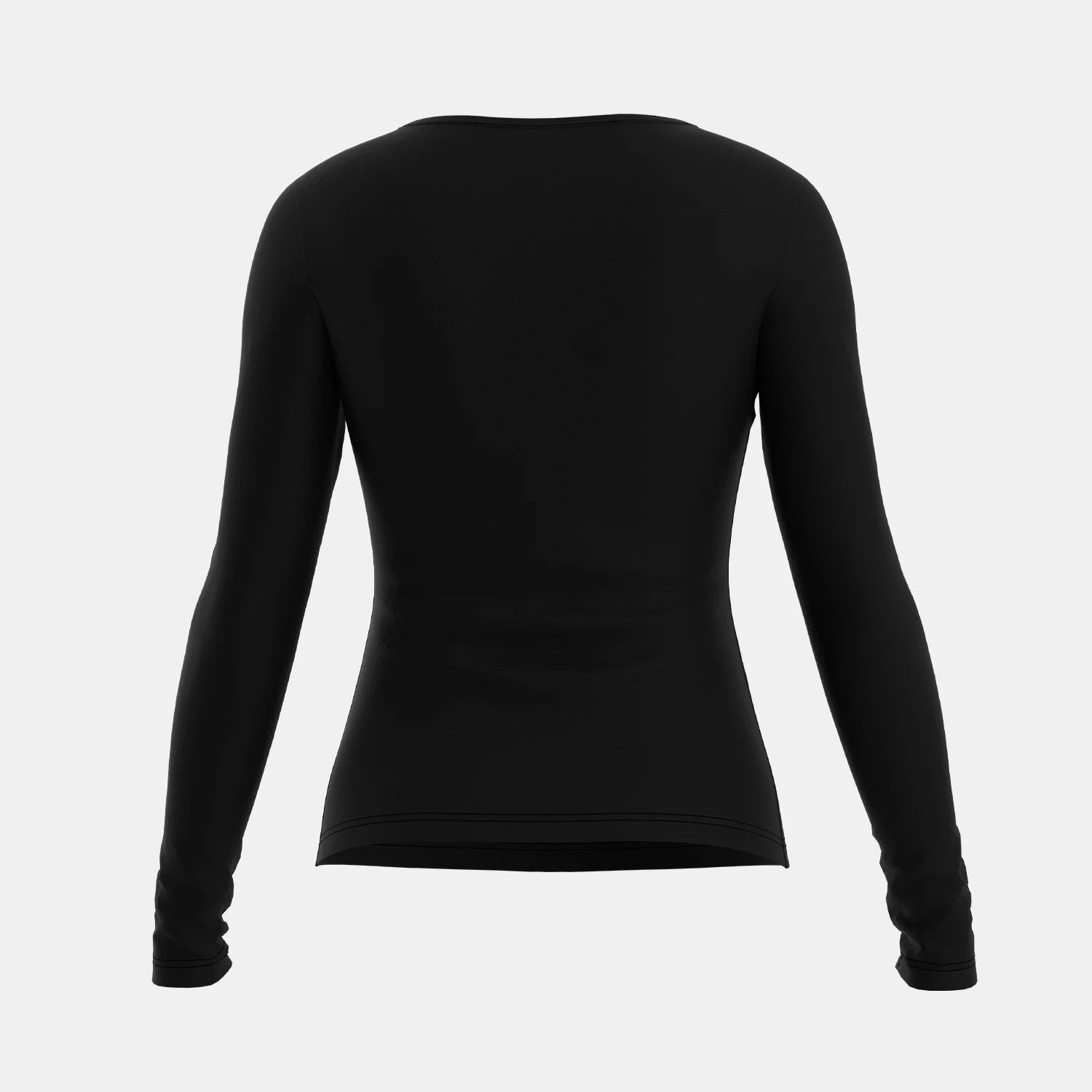 Women'S T-Shirts Autumn Fitting Slim Black See-Through Long Sleeve Round-Neck Fashion Sexy T-Shirts