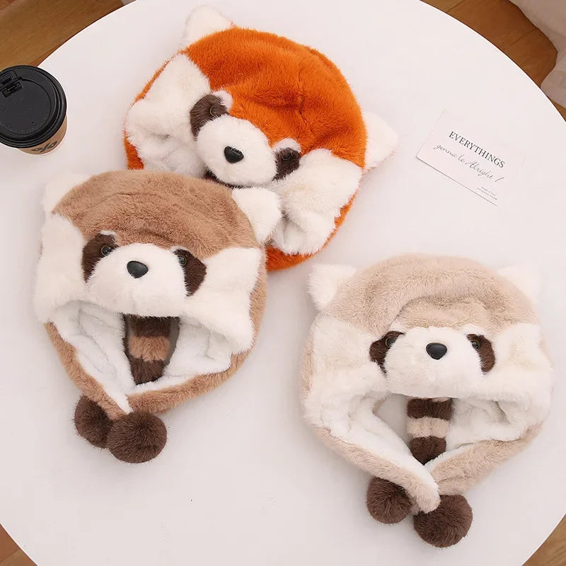 Pyjama de dessin animé pour femme, vêtements de nuit, robe de nuit, cosplay animal, robes épaisses, chaud, maison, hiver, raton