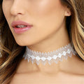Fashion New Lace Collar Black White Necklace Female Clavicle Choker Girls Birthday Party Neck Decor Short Necklace