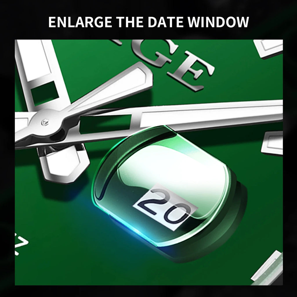 LIGE Luxury Watch Business Waterproof Male Clock Luminous Date Square Quartz Men Watch Montre Pour Hommes reloj hombre +Box