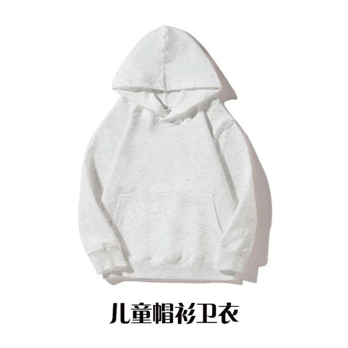 Hoodie Sweatshirts for Boys Clothing Autumn White Casual Sport Long Sleeve Girls Jackets Children's Clothes Teen 6 8 10 12 Years