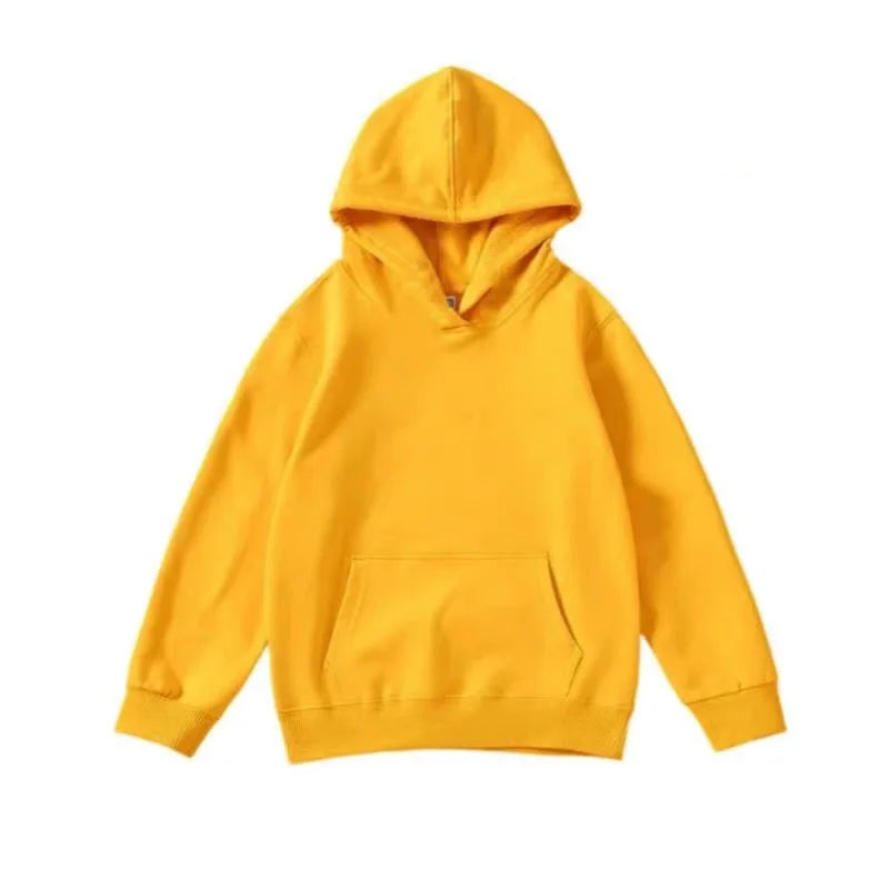 Hoodie Sweatshirts for Boys Clothing Autumn White Casual Sport Long Sleeve Girls Jackets Children's Clothes Teen 6 8 10 12 Years