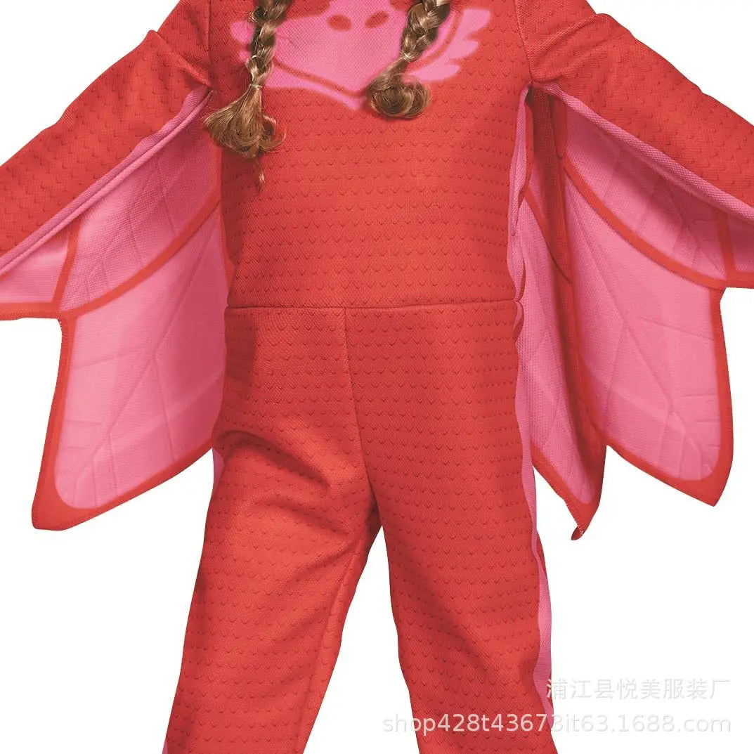 Masked Man Pajamas Llittle Hero COSPLAY Costume Children's Performance Costumes Cat Boy role playing children clothing