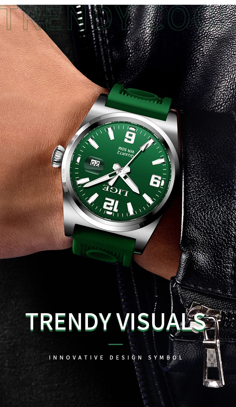 LIGE Luxury Watch Business Waterproof Male Clock Luminous Date Square Quartz Men Watch Montre Pour Hommes reloj hombre +Box