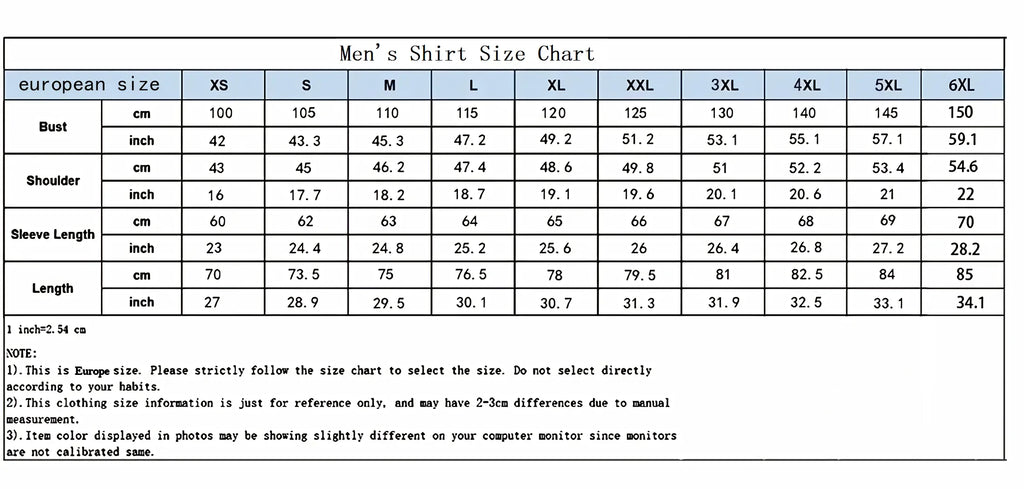 Men's formal shirt butt shirt long-sleeved stripe lapel spring, autumn, winter and summer casual shirt, large size XS-6XL