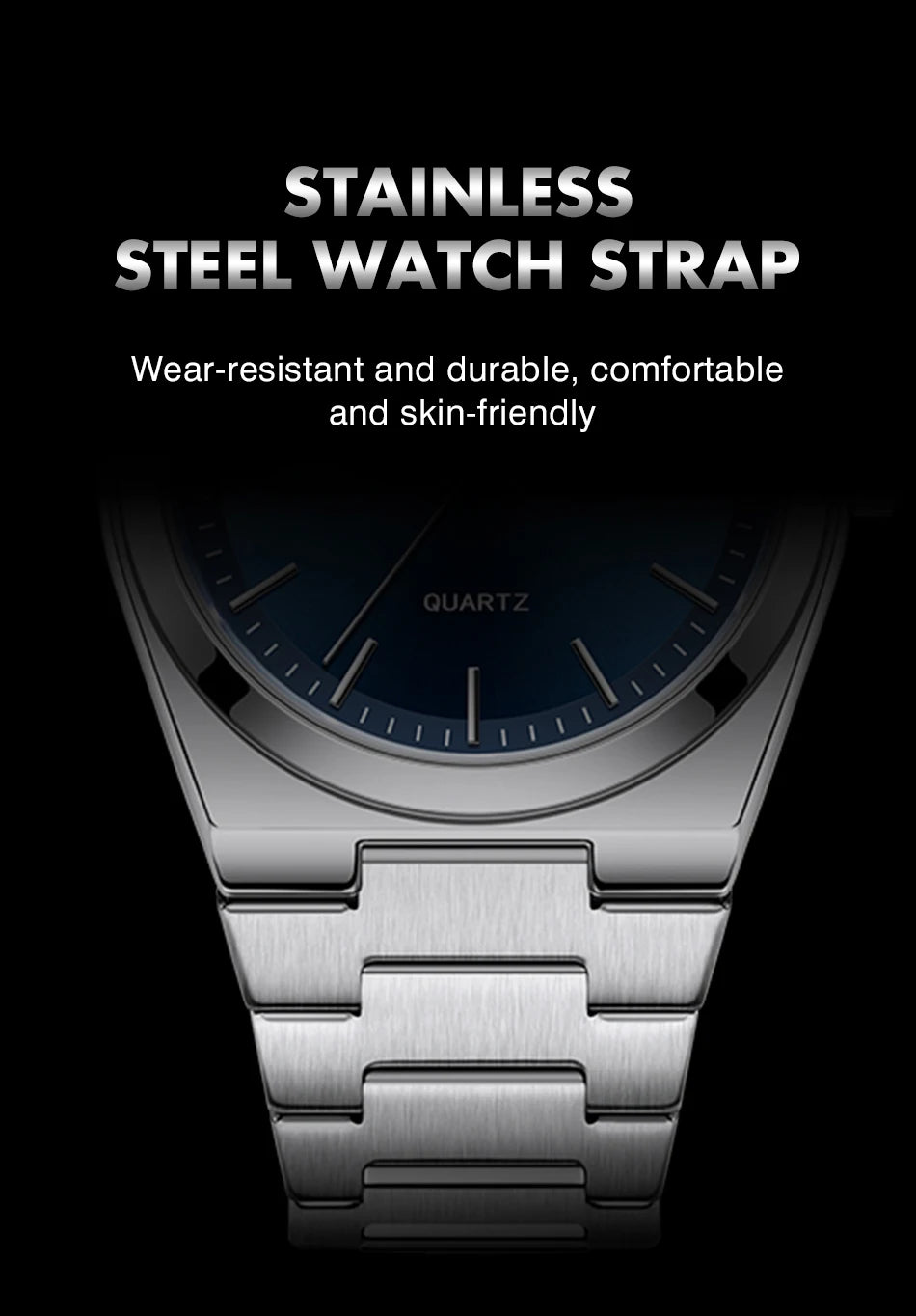 PAAZOMU Luxury Quartz Man Wristwatch Sport Men Watches Waterproof Luminous Date Week Stainless Steel Men's Watch Male Reloj+box