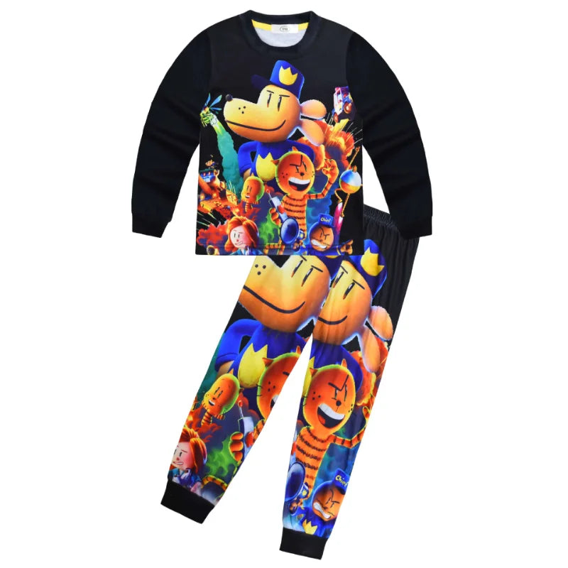 Anime Dog Man Children's Pajamas Kids Dogman Cosplay Sleepwear Baby Girls Homewear Toddler Boys Nightwear Pajamas Girls Pyjamas
