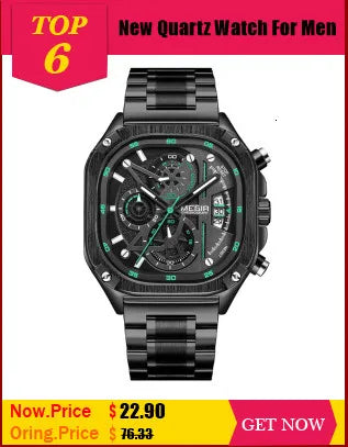 POEDAGAR Watch For Men Top Luxury Quartz Business Stainless Steel Waterproof Night Light Dating Male Watches Reloj Hombre