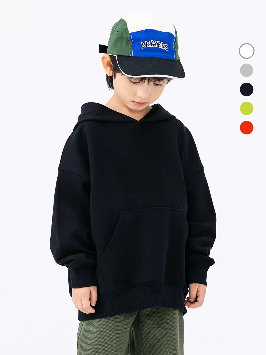 Hoodie Sweatshirts for Boys Clothing Autumn White Casual Sport Long Sleeve Girls Jackets Children's Clothes Teen 6 8 10 12 Years