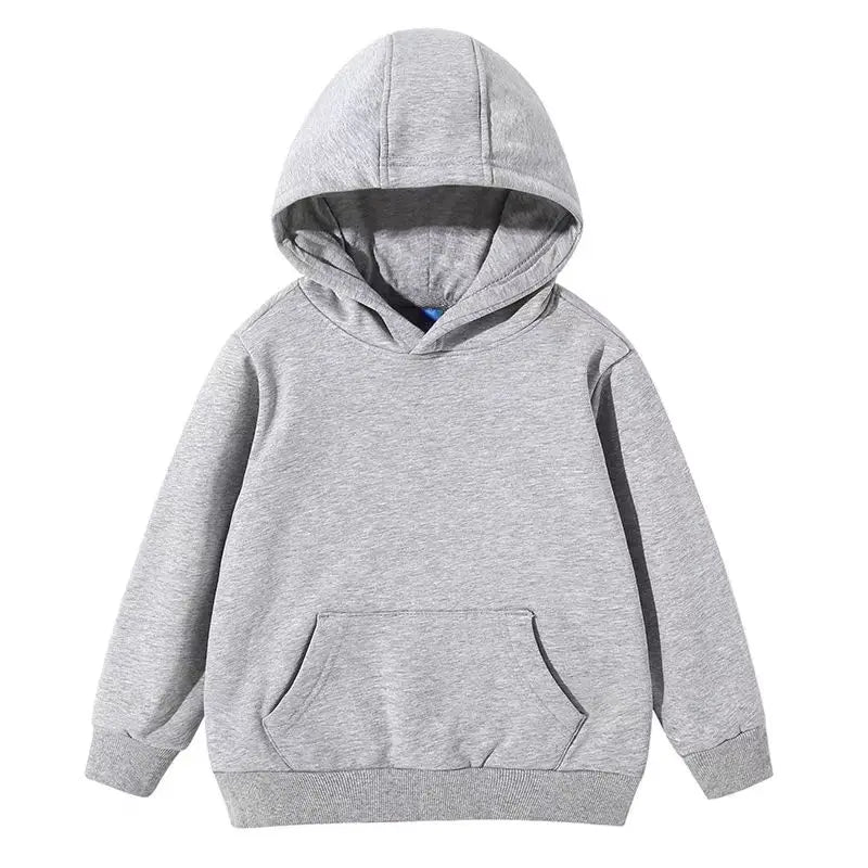 Hoodie Sweatshirts for Boys Clothing Autumn White Casual Sport Long Sleeve Girls Jackets Children's Clothes Teen 6 8 10 12 Years
