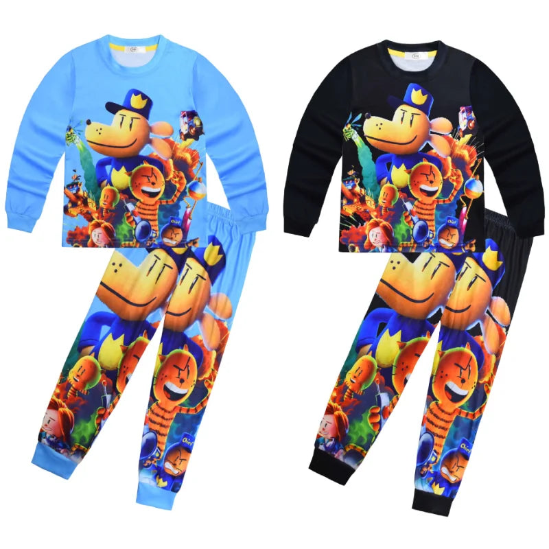 Anime Dog Man Children's Pajamas Kids Dogman Cosplay Sleepwear Baby Girls Homewear Toddler Boys Nightwear Pajamas Girls Pyjamas