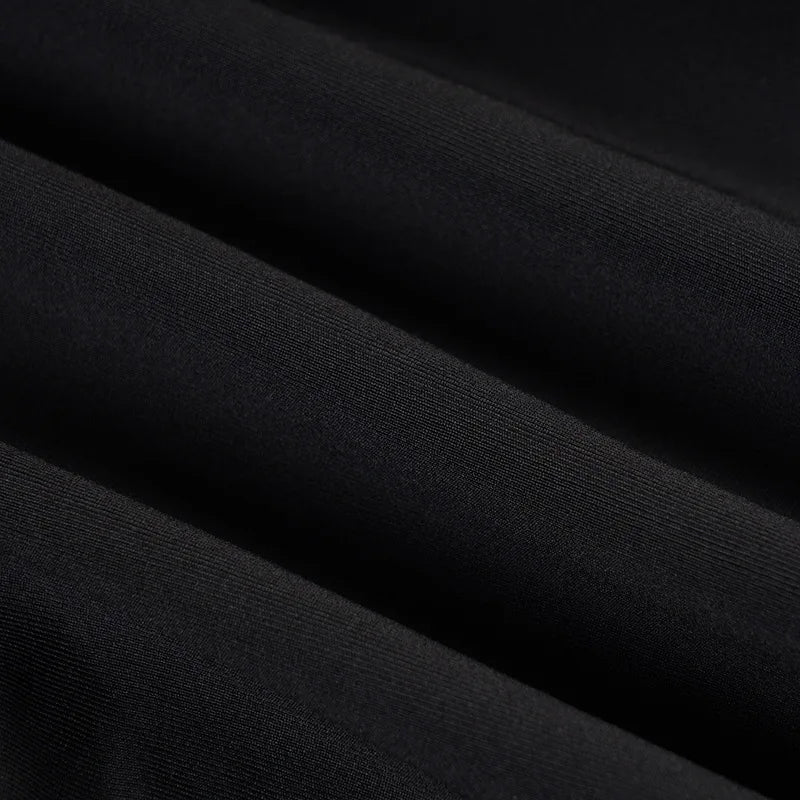 Solid Black T Shirts For Women Elegant Clothes Turtleneck Camisetas Lady Tops Long Sleeve Ropa De Mujer Shirring Feminist Shirt