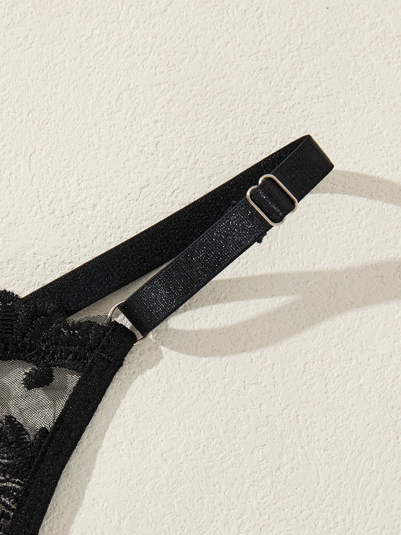 Ladies' wine red countryside style wheat ear embroidery semi transparent nightgown, elegant and comfortable, bow design ZA825066