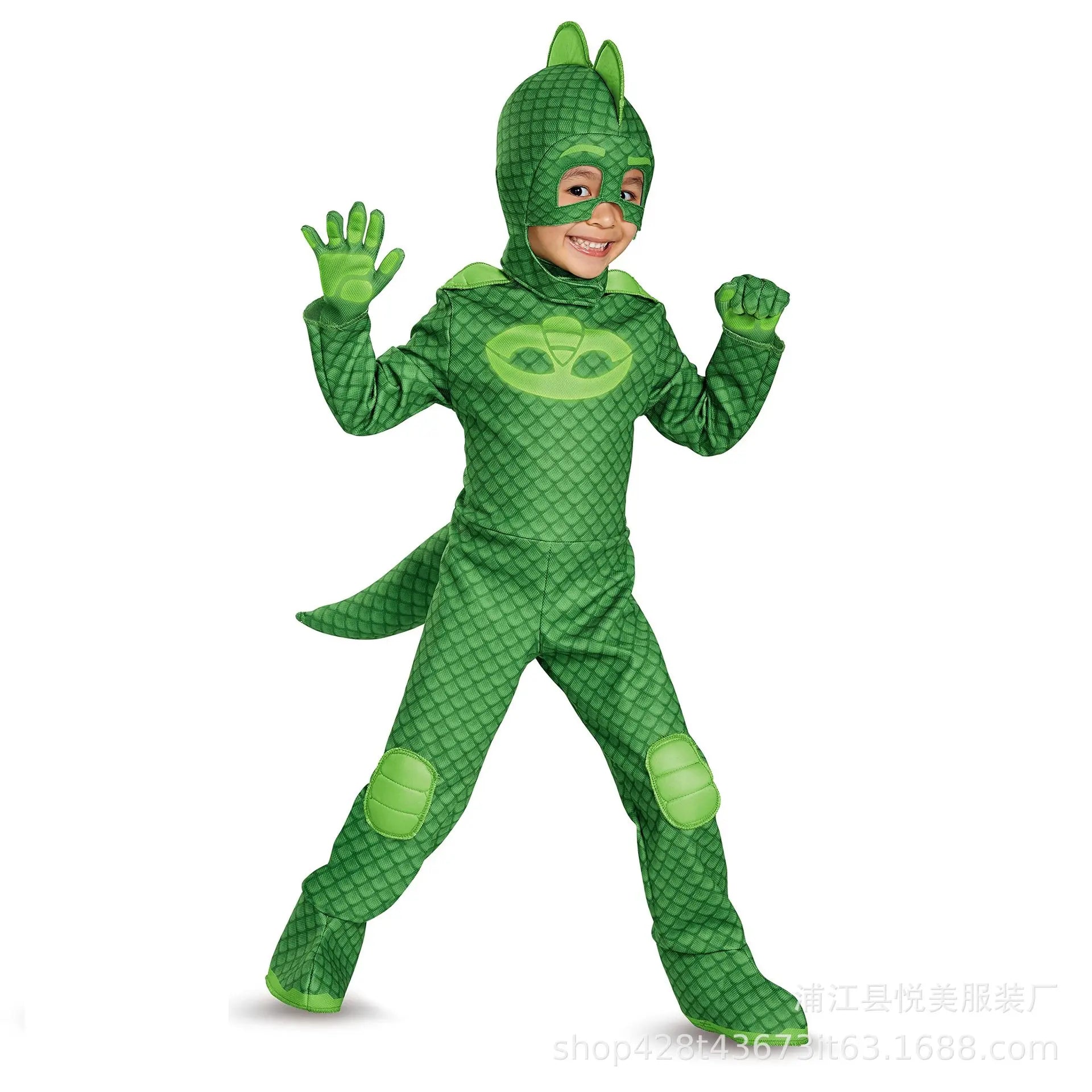 Masked Man Pajamas Llittle Hero COSPLAY Costume Children's Performance Costumes Cat Boy role playing children clothing
