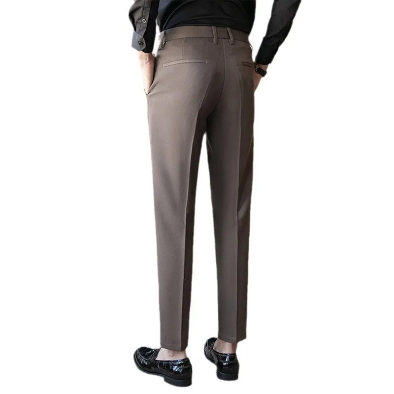 High-end Suit Pants Small Feet Formal Wear Drooping Business Flu Handsome