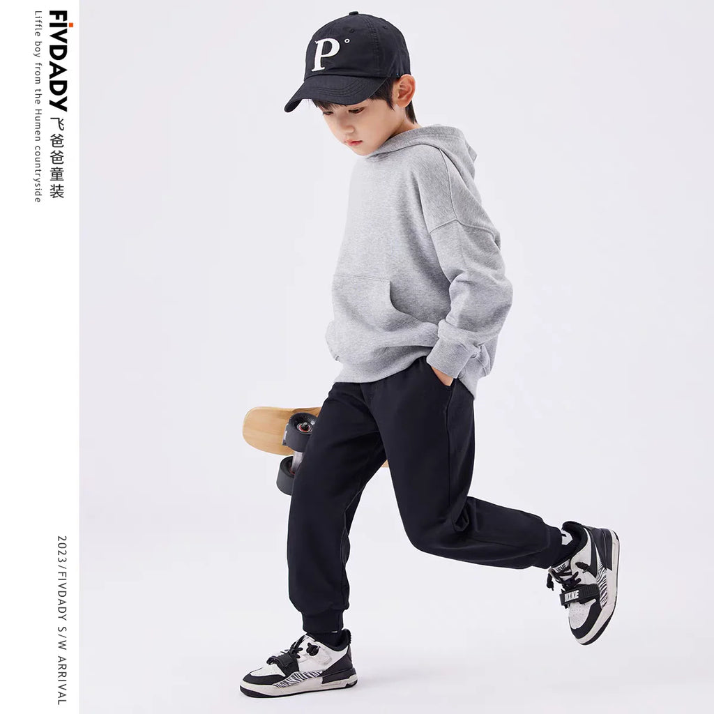 Hoodie Sweatshirts for Boys Clothing Autumn White Casual Sport Long Sleeve Girls Jackets Children's Clothes Teen 6 8 10 12 Years